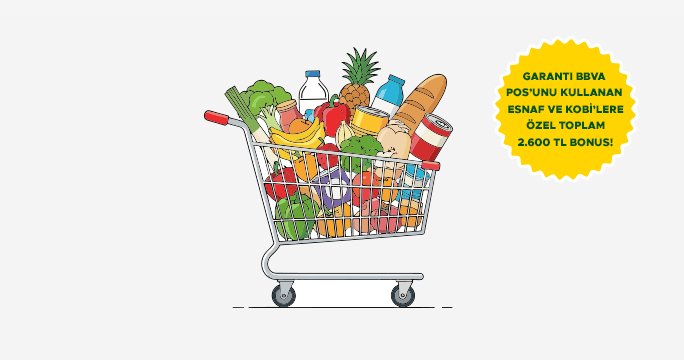 Market, gıda ve toptan sektöründe 2.400 TL bonus!