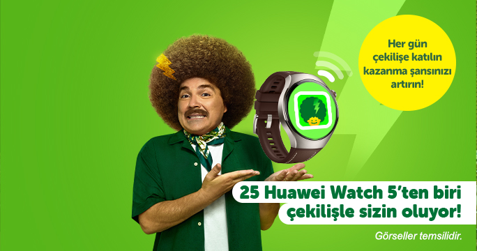 BonusFlaş 10. yılını 25 adet Huawei Watch 5 çekilişi ile kutluyor!