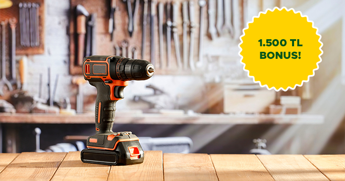 Yapı, mobilya, müteahhit işleri harcamanıza 1.500 TL bonus!